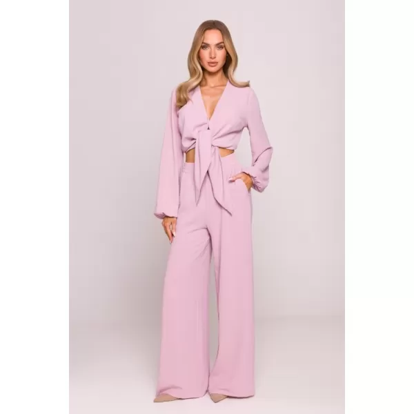  Női leggings MOE M862 KREPP RÓZSASZÍN 