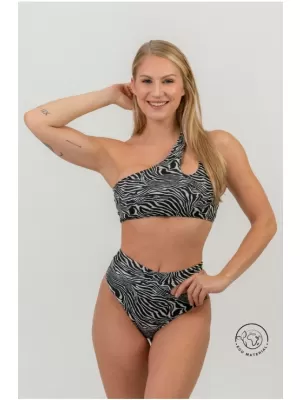 SÃO GONÇALO bikinifelső - zebra 764 WHITE Nebbia