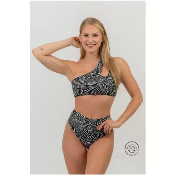  SÃO GONÇALO bikinifelső - zebra 764 WHITE Nebbia 