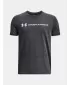 Fiú póló UNDER ARMOUR B LOGO WORDMARK SS 1380747-001 FEKETE
