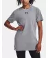 Női póló UNDER ARMOUR W EXTENDED SS NEW 1383429-035 SZÜRKE
