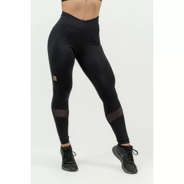  Női formáló push-up legging INTENSE szív alakú 843 BLACK/GOLD Nebbia 