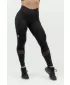 Női formáló push-up legging INTENSE szív alakú 843 BLACK/GOLD Nebbia