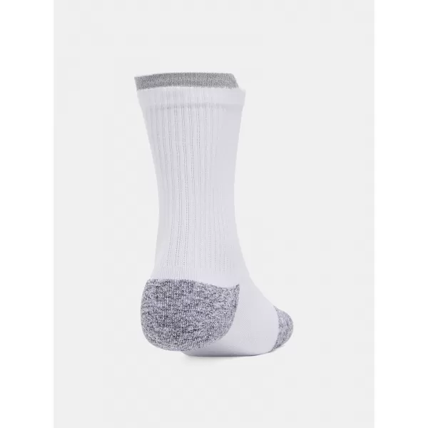  Zokni UNDER ARMOUR AD RUN CUSHION CREW (3 PÁRY) 1387043-101 FEHÉR 