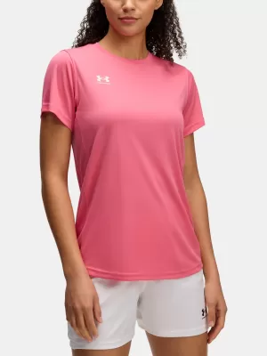 Női póló UNDER ARMOUR WS CH. TRAIN SS 1379603-672 RÓZSASZÍN