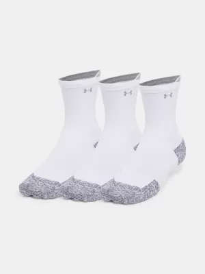 Zokni UNDER ARMOUR AD RUN CUSHION CREW (3 PÁRY) 1387043-101 FEHÉR