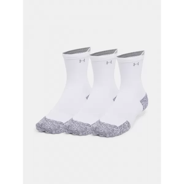  Zokni UNDER ARMOUR AD RUN CUSHION CREW (3 PÁRY) 1387043-101 FEHÉR 