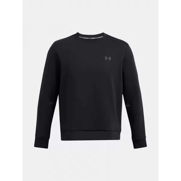  Férfi pulóver UNDER ARMOUR UNSTOPPABLE FLC CREW EU 1389351-001 FEKETE 