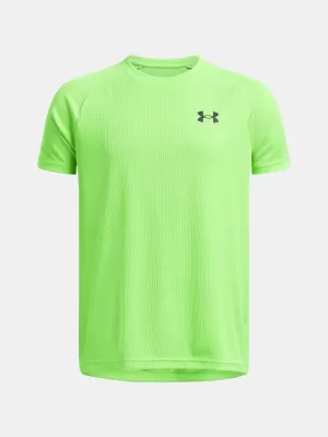 Fiú póló UNDER ARMOUR TECH TEXTURED SS 1382790-362 ZÖLD