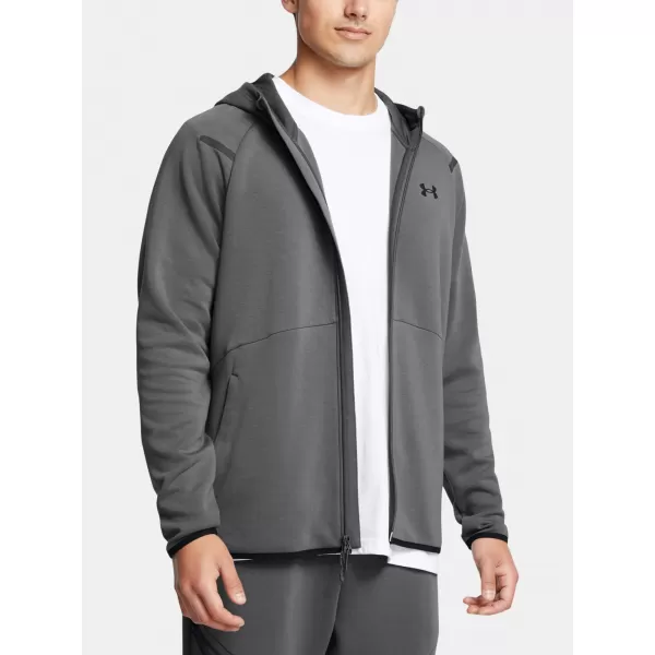 Férfi pulóver UNDER ARMOUR UA UNSTOPPABLE FLC FZ HD EU SZÜRKE 