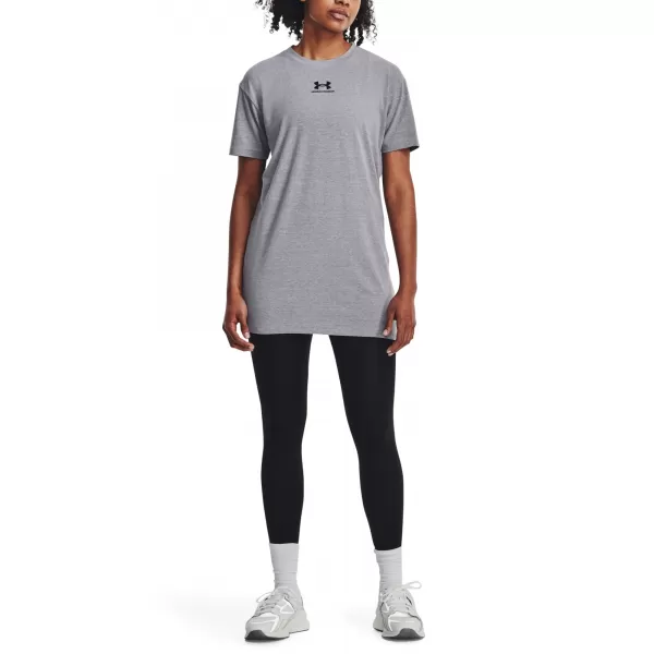 Női póló UNDER ARMOUR W EXTENDED SS NEW 1383429-035 SZÜRKE 