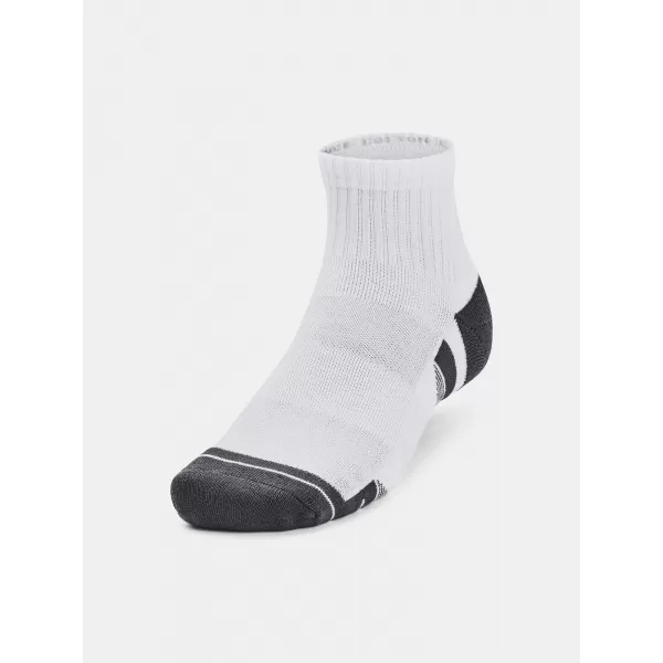  Zokni UNDER ARMOUR PERFORMANCE COTTON 3P QTR 1379528-100 FEHÉR 