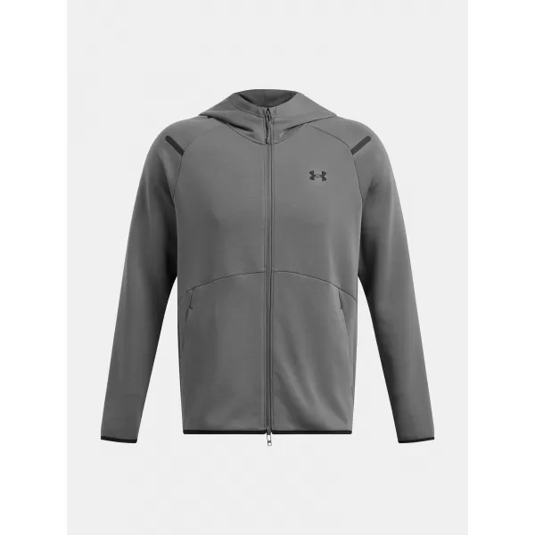 Férfi pulóver UNDER ARMOUR UA UNSTOPPABLE FLC FZ HD EU SZÜRKE 