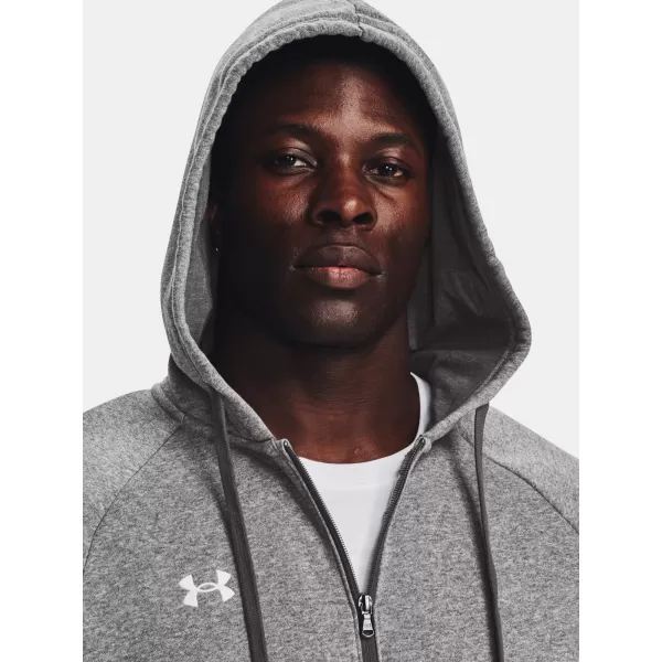  Férfi pulóver UNDER ARMOUR UA RIVAL FLEECE FZ HOODIE SZÜRKE 