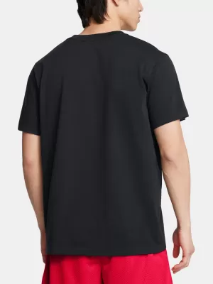 Férfi póló UNDER ARMOUR HW ARMOUR LABEL SS 1382831-001 FEKETE