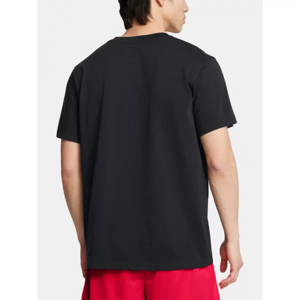  Férfi póló UNDER ARMOUR HW ARMOUR LABEL SS 1382831-001 FEKETE 