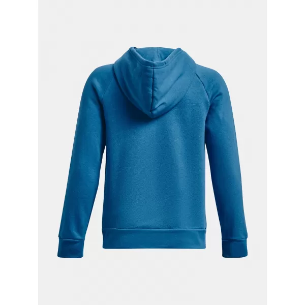  Fiú pulóver UNDER ARMOUR RIVAL FLEECE HOODIE 1379792-466 KÉK 
