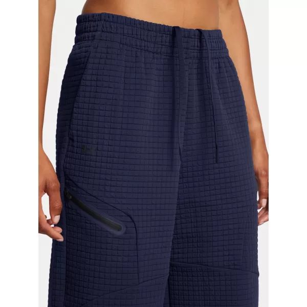  Női sportnadrág UNDER ARMOUR UNSTOPPABLE FLC GRID CROP 1386492-410 KÉK 