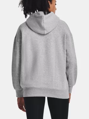 Női pulóver UNDER ARMOUR ESSENTIAL FLC OS HOODIE 1379495-012 SZÜRKE