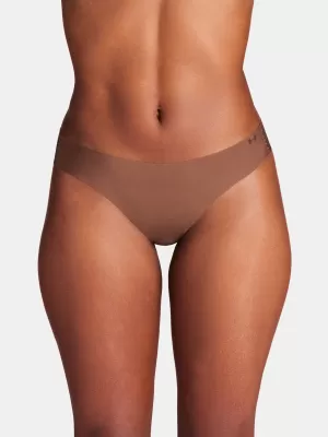 Női tanga UNDER ARMOUR PURE STRETCH NS THONG 1383893-625 BARNA