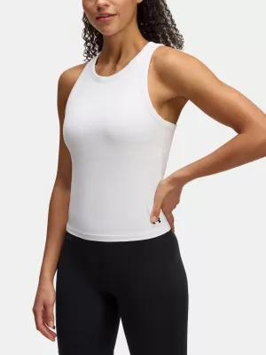 Női felső UNDER ARMOUR MOTION HIGH NECK TANK 1390367-100 FEHÉR