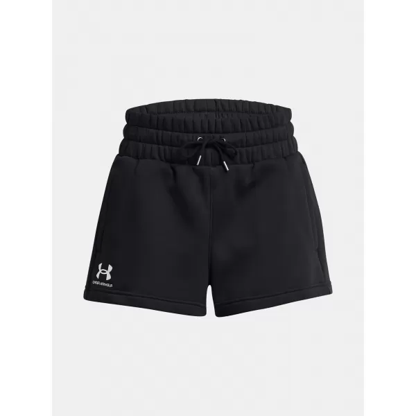  Női rövidnadrág UNDER ARMOUR ICON FLEECE BOXER SHORTS 1382725-001 FEKETE 