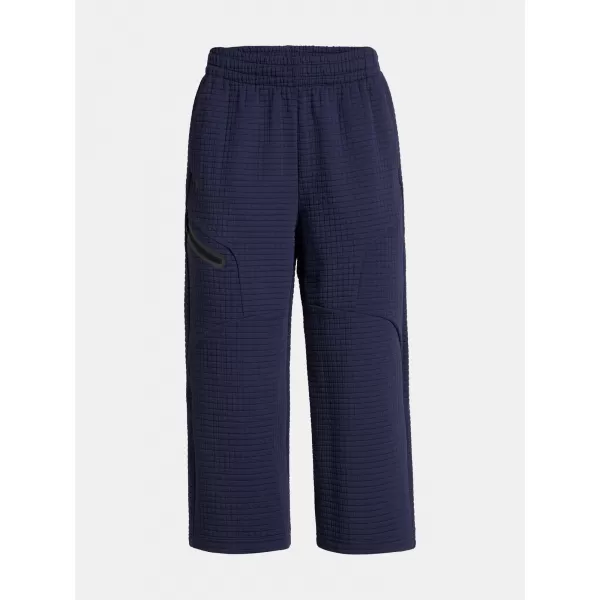  Női sportnadrág UNDER ARMOUR UNSTOPPABLE FLC GRID CROP 1386492-410 KÉK 