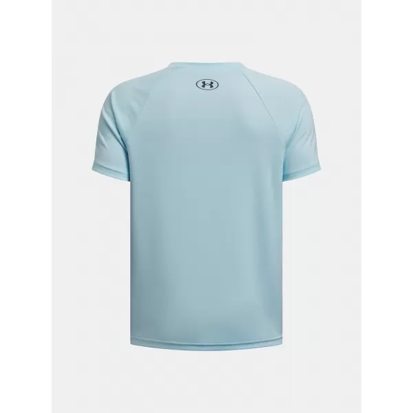  Fiú póló UNDER ARMOUR TECH SPLIT WORDMARK SS 1383010-494 KÉK 