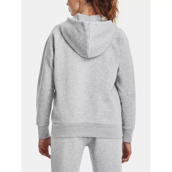 Női pulóver UNDER ARMOUR RIVAL FLEECE FZ HOODIE 1379497-012 SZÜRKE 