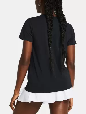 Női póló UNDER ARMOUR CAMPUS CORE SS 1383648-001 FEKETE