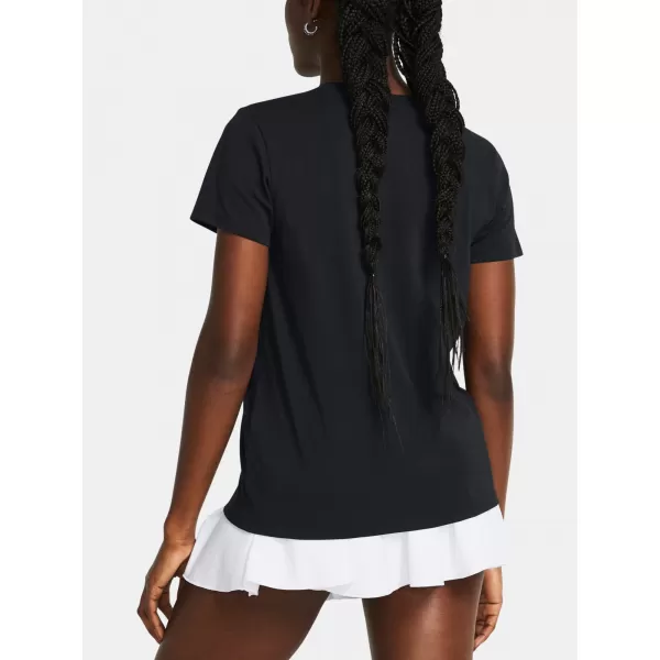  Női póló UNDER ARMOUR CAMPUS CORE SS 1383648-001 FEKETE 
