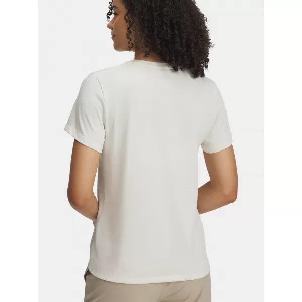  Női póló UNDER ARMOUR HWT BRANDED CORE SS 1389745-279 BARNA 