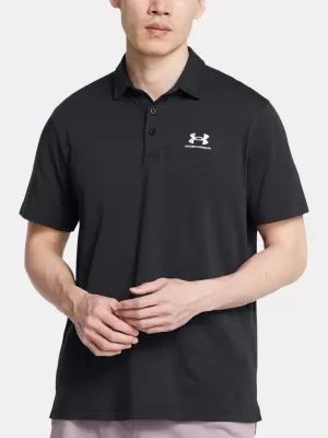 Férfi póló UNDER ARMOUR ICON POLO 1386608-001 FEKETE