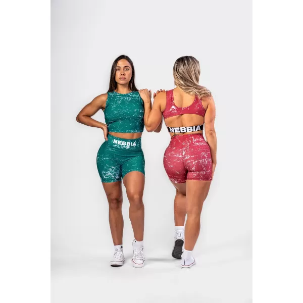  HAMMIES 615 GREEN Nebbia magas derekú 5 hüvelykes leggings rövidnadrág 