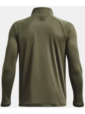 Fiú póló UNDER ARMOUR TECH 2.0 1/2 ZIP 1363286-390 ZÖLD