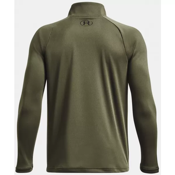  Fiú póló UNDER ARMOUR TECH 2.0 1/2 ZIP 1363286-390 ZÖLD 