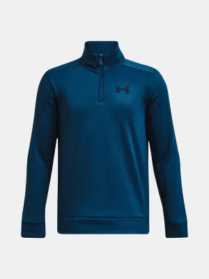 Fiú pulóver UNDER ARMOUR ARMOUR FLEECE 1/4 ZIP 1373559-426 KÉK