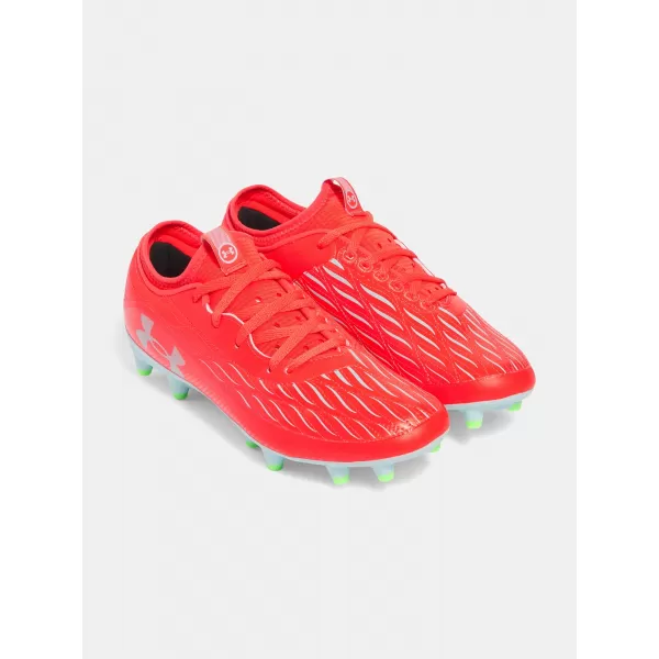  Fiú focicipő UNDER ARMOUR MAGNETICO SELECT 4 JR FG 3027698-862 PIROS 