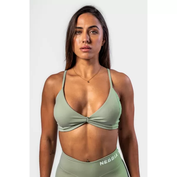 Sportmelltartó közepes alátámasztással TWIST-KNOT 423 LIGHT GREEN Nebbia 