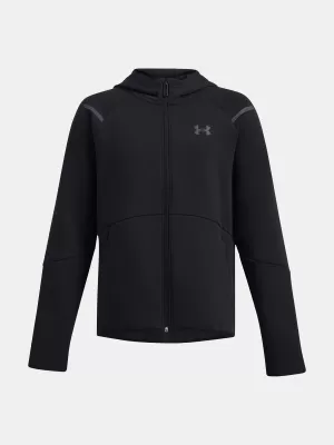Fiú pulóver UNDER ARMOUR B UNSTOPPABLE FLC FZ 1386687-001 FEKETE