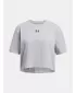 Lányos póló UNDER ARMOUR RIVAL SS 1389755-011 SZÜRKE