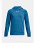 Fiú pulóver UNDER ARMOUR RIVAL FLEECE HOODIE 1379792-466 KÉK