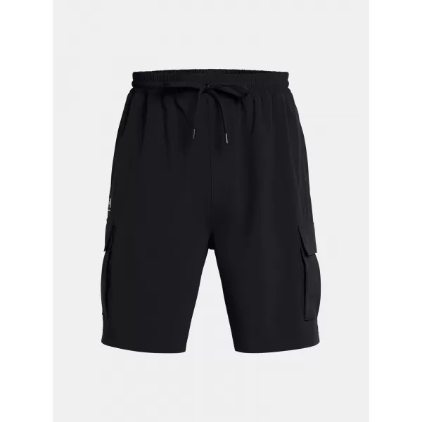 Férfi rövidnadrág UNDER ARMOUR VIBE WOVEN CARGO SHORT 1386560-001 FEKETE 