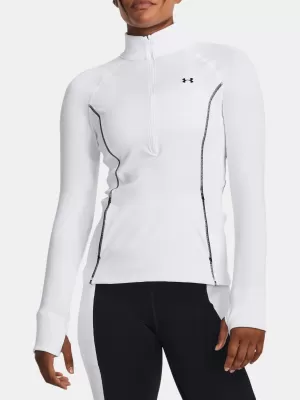 Női póló UNDER ARMOUR TRAIN CW 1/2 ZIP 1379886-100 FEHÉR