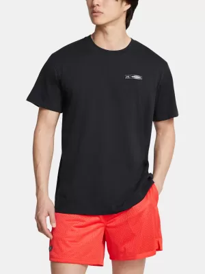 Férfi póló UNDER ARMOUR HW ARMOUR LABEL SS 1382831-001 FEKETE