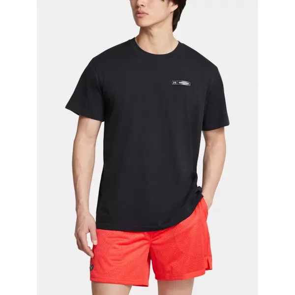  Férfi póló UNDER ARMOUR HW ARMOUR LABEL SS 1382831-001 FEKETE 