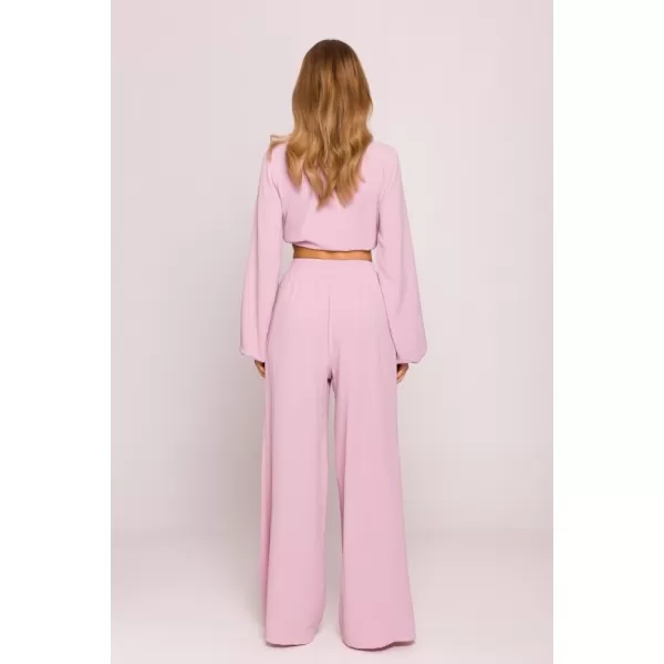  Női leggings MOE M862 KREPP RÓZSASZÍN 