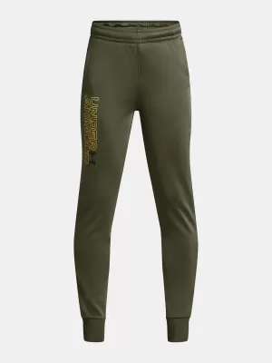 Fiú melegítőnadrág UNDER ARMOUR ARMOUR FLEECE GRAPHIC JGR 1379786-390 ZÖLD