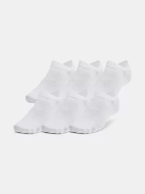 Zokni UNDER ARMOUR ESSENTIAL NO SHOW (6 PÁRŮ) 1382611-100 FEHÉR
