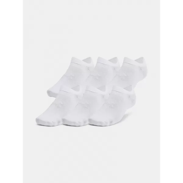  Zokni UNDER ARMOUR ESSENTIAL NO SHOW (6 PÁRŮ) 1382611-100 FEHÉR 